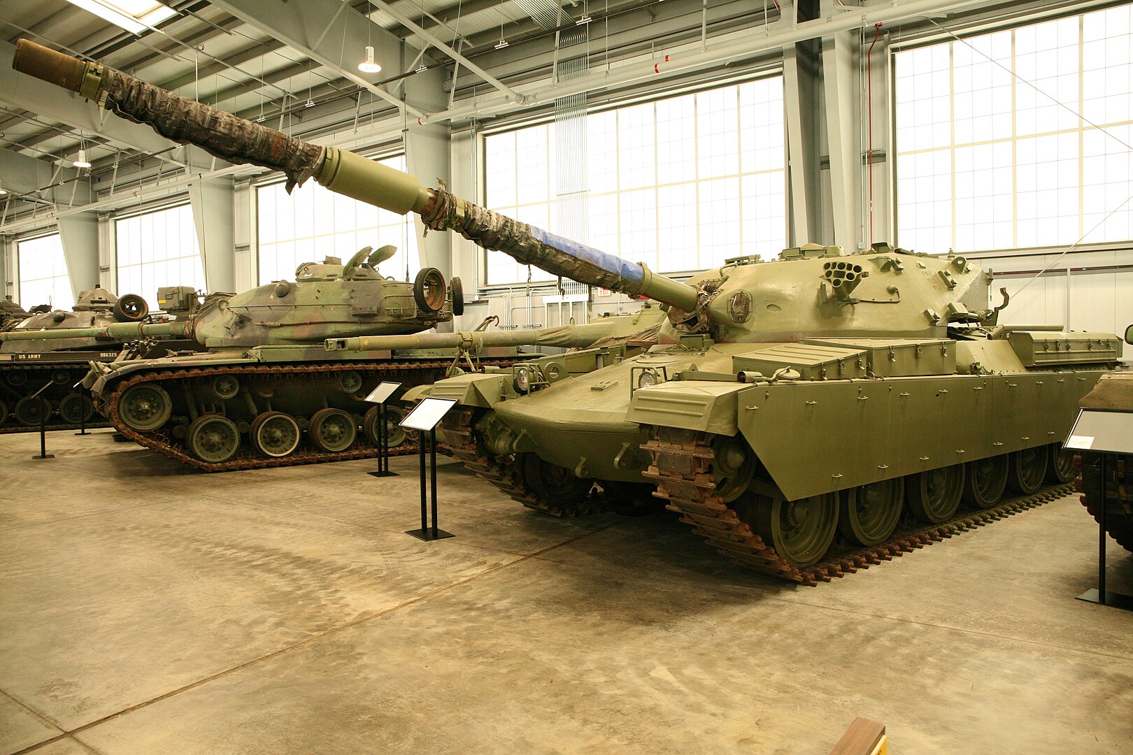 Image of a Chieftain Mk1 in a museum collection